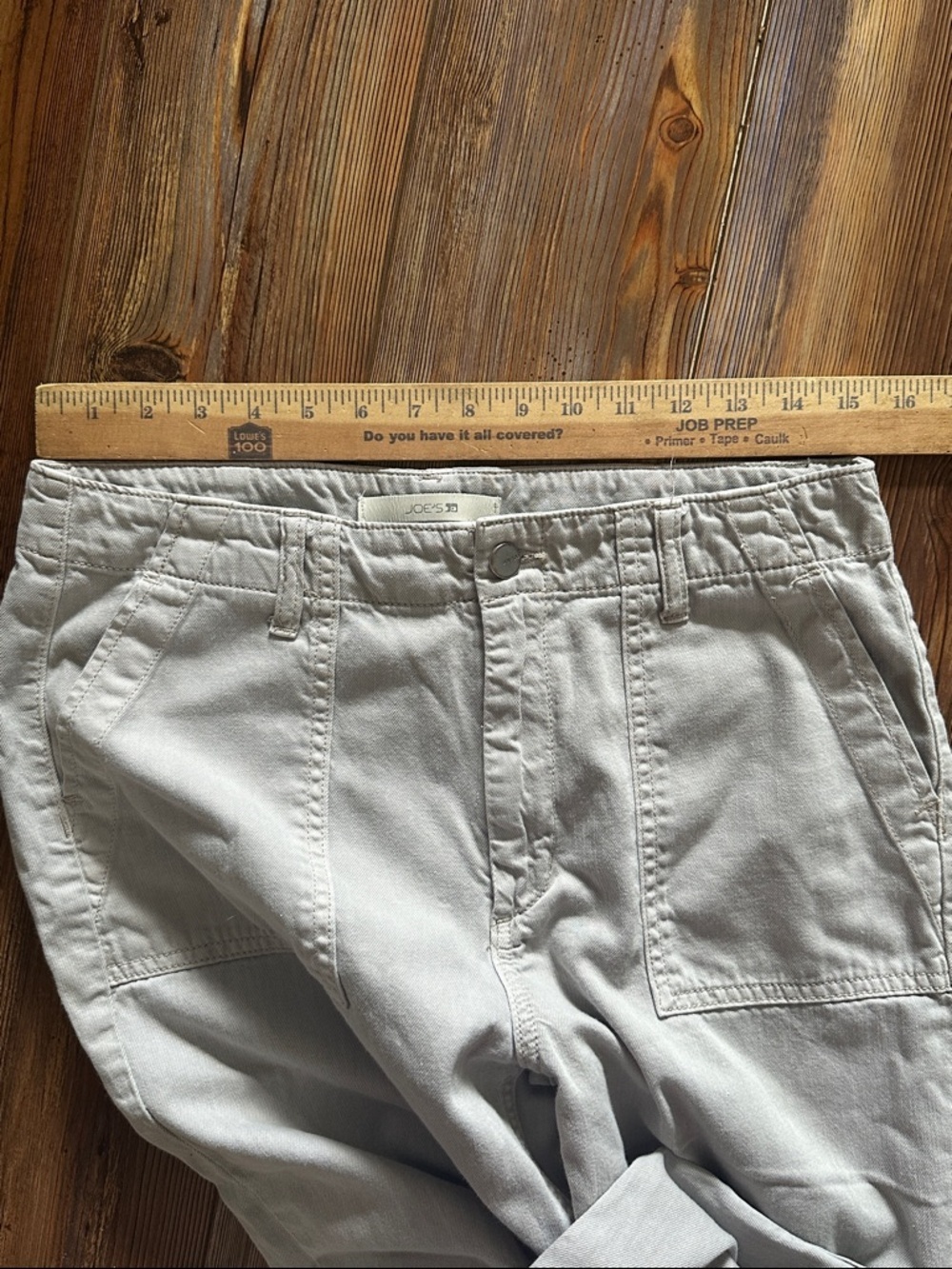 Joe's Jeans Women's soft Gray Cuff Joggers with ankle zipper details 29 - Picture 7 of 9